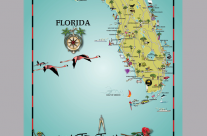 Florida Map Illustrated
