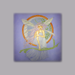 Mural of fairy for a nursery by Sherry Cabral.