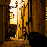 Photograph of an alley in Rome by Illustration Alley, Inc. in Naples Fl.