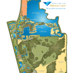 Miromar Lakes master plan map built in vector file format.