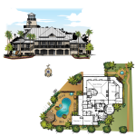 Architectural Renderings and Site Plans built in Adobe Illustrator.