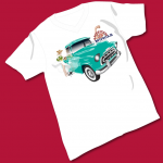 Absinthe 57 Chevy V-Neck T-shirt